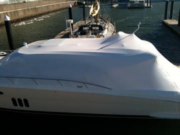 Shrink wrapped boat Gold Coast