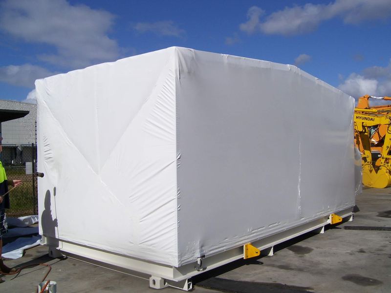 Shrink wrapping work